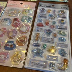 ボンボンドロップシール好きな方（定価でお譲りします）　マシュマロ、わたあめシールの画像