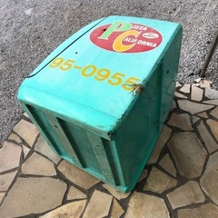 【川越市 引取限定】ジャンク FRPデリバリーボックス 2個セット（Ts PRODUCTS製）部品取り・DIYベースに！ の画像