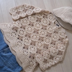 フラワーモチーフ　　プルオーバーの画像