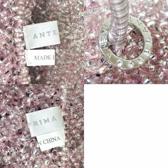 【美品】ANTEPRIMA アンテプリマ スクエア ワイヤーバッグ ハンドバッグ ピンクシルバーの画像