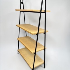 unico ウニコ シェルフ 4段 アイアンシェルフ オープンラックの画像