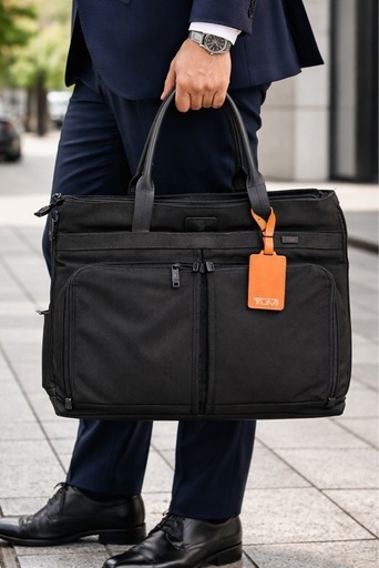 TUMI ブラック トートバッグ 大容量