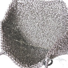 【極美品】ANTEPRIMA アンテプリマ スクエア ワイヤーバッグ ハンドバッグ セミシャイニーカーキシルバーの画像