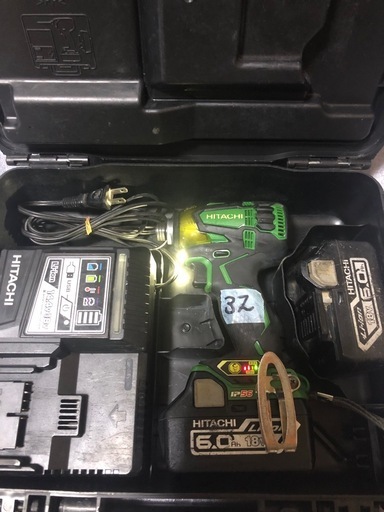 ハイコーキ(旧日立)18vインパクトドライバWH18DDL2、中古美品