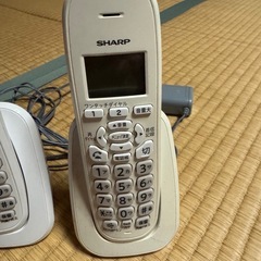 シャープ　電話機　子機二台の画像