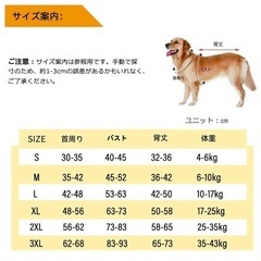 新品未使用　MAMORE 犬用　フード付き レインコート ワンちゃん　Sサイズの画像
