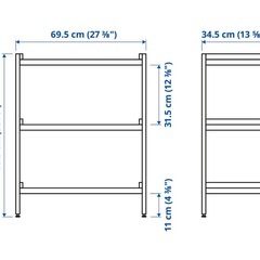 IKEA ラックの画像
