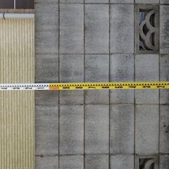 測量　アルミスタッフ　3m,7mセット　の画像