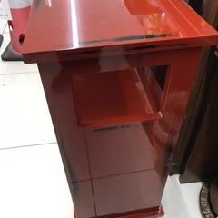 根来塗り　キャビネット 収納棚の画像