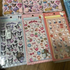 ボンボンドロップシール、ノートセットの画像