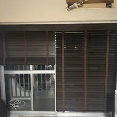 木製ブラインドの画像
