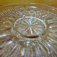 ガラス大皿　　２７㎝　Ｌの画像