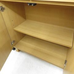 北海道 千歳市/恵庭市 近郊配送 サイドボード 2点セット 店頭でのお受渡し大歓迎の画像