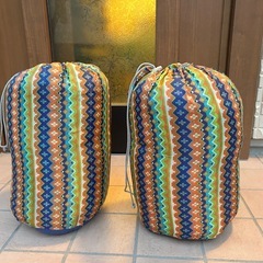 コールマン　マミー型シュラフ2個セットの画像