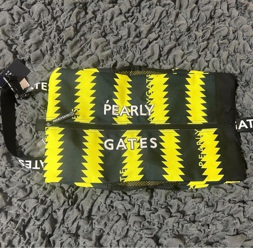 美品✨PEARLY GATES ギザギザボーダー柄 バッグ 4点セット