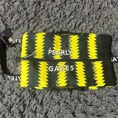 美品✨PEARLY GATES ギザギザボーダー柄 バッグ 4点セットの画像