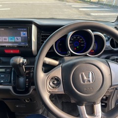 平成26年式　N-BOXカスタム　無限仕様？　片側パワスラ　Bluetooth付きナビ　の画像