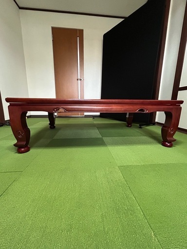 カリモク家具 木製こたつテーブル　こたつ　コタツ　炬燵　カリモク　ふとんレスこたつ　布団レス　木目調　岐阜市発
