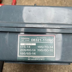 油圧ジャッキ、パンタジャッキ、工具、チェーンの画像