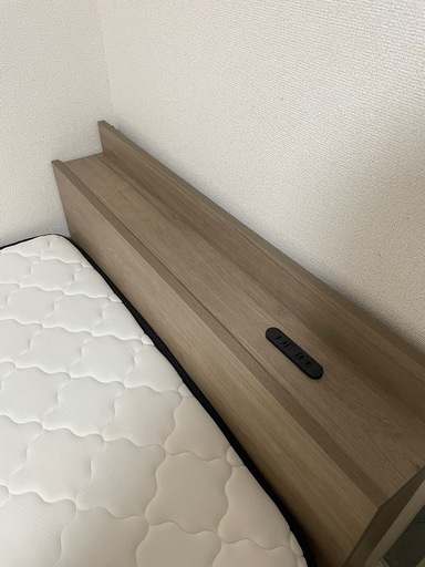 	 RASIK ベッド シングル ポケットコイルマットレス付き