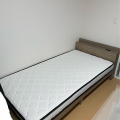 	 RASIK ベッド シングル ポケットコイルマットレス付きの画像