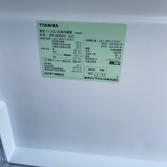 【美品】2021年式　TOSHIBA 365ℓの画像