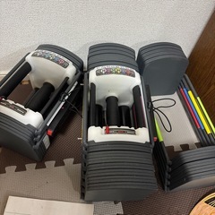 「市内配送可」TOP FILM ブロックダンベル　可変式ダンベル 41キロ×2個　筋トレ　トレーニングの画像