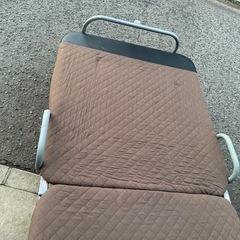 キャスター付き折り畳みベット‼️値下げ❣️シングル超お買い得品❣️の画像