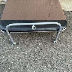 キャスター付き折り畳みベット‼️値下げ❣️シングル超お買い得品❣️の画像