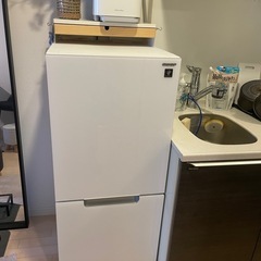 SHARP プラズマクラスター 冷蔵庫 ホワイト156Lの画像