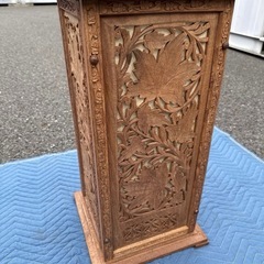 アンティーク スタンドライト 透かし彫りの画像