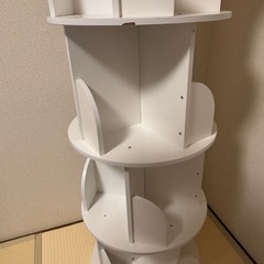 回転式本棚 本棚の画像