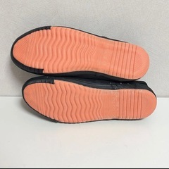 スリッポン 26cm キャンバス カックスシューズ たび靴 足袋 作業履き 作業靴 上履き 黒 シューズ スリッポンの画像