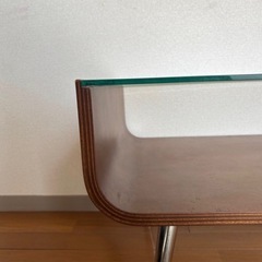 ガラス ローテーブル  机 テーブルの画像