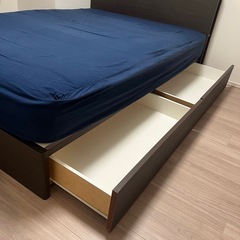 受付終了　ニトリ　ベッドフレーム　マットレスの画像