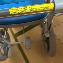 シャワーチェア 介護用風呂椅子 ブルー の画像