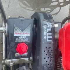 中古品 MARUYAMA 丸山製作所 動力噴霧器 MS310EC ホース アルミホースリール セット動噴 MS310 の画像