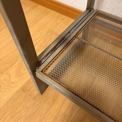 スチールラック（屋外で使用してたもの）の画像