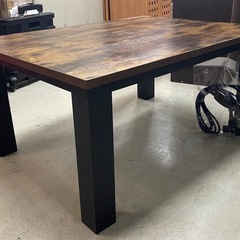 家具調こたつ 天板固定ネジあり ローテーブル コード付き  中古の画像