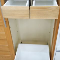 ★リユースのサカイ高崎店★TJ14832 モリタインテリア工業(株) 食器棚 ナチュラル H204×D44.5×W120 クリーニング済みの画像