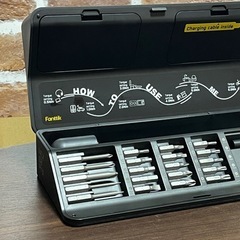 【ほぼ未使用】Fanttik 電動ドライバー 充電式 ブラック【即使用OK】の画像