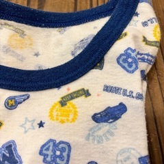 100cm 男の子(ボーイズ)半袖肌着2枚の画像