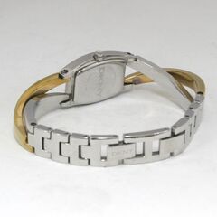 動作品 DKNY クオーツ式腕時計 NY-4634 2針 シェル文字盤 コンビカラー 26年3月電池交換 札幌市 清田区 平岡の画像
