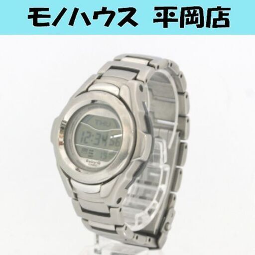 動作品 CASIO Baby-G G-MS クオーツ式腕時計 MSG-120T TITANIUM ワールドタイム テレメモ ストップウォッチ アラーム 札幌市 清田区 平岡