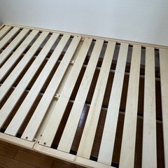 【お取引中】セミダブルベッドの画像
