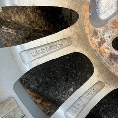 ダイハツ車で使用のアルミホイール ４本セットの画像