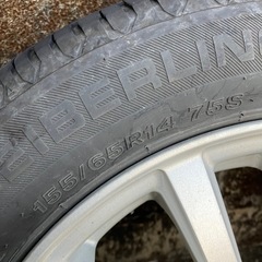 ダイハツ車で使用のアルミホイール ４本セットの画像