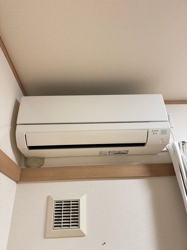【受け渡し者決定】三菱　霧ヶ峰エアコン　6畳用12畳用　2台　使用期間3年半　喫煙等なし