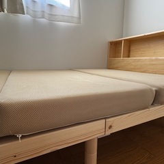 【お取引中】セミダブル三つ折りマットレスの画像