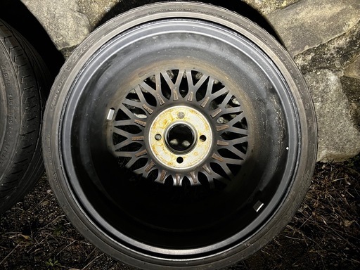 メーカー不明　メッシュホイール　　pcd100　